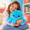 xqnpxn Flip Friend Reversible Plush Octopus - child play lifestyle