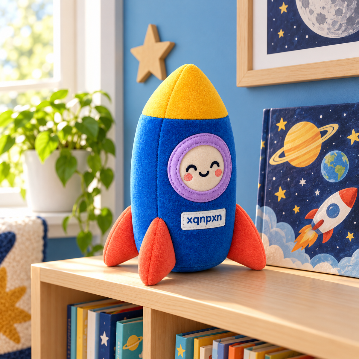 xqnpxn Rocket Buddy Plush Space Explorer - alternative view