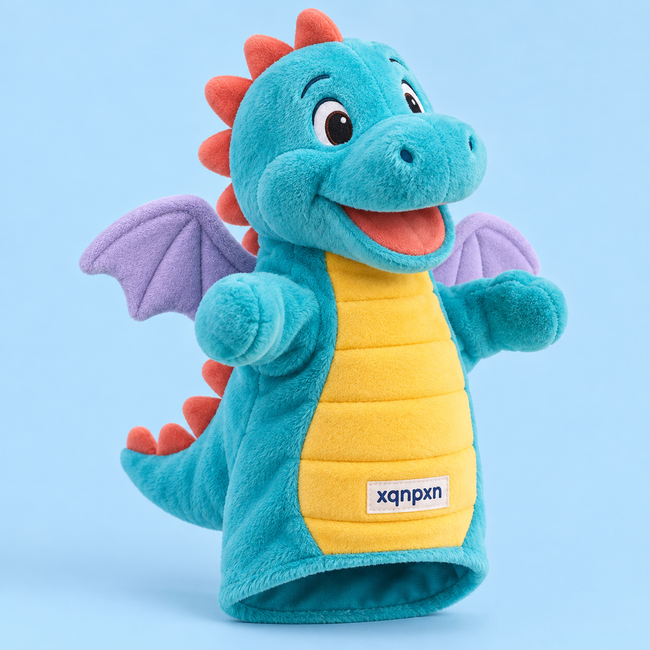 xqnpxn Story Spark Dragon Hand Puppet