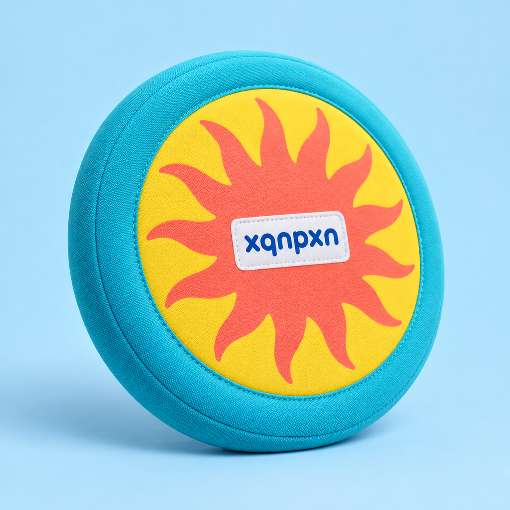 xqnpxn Sunburst Soft Flying Disc - studio product